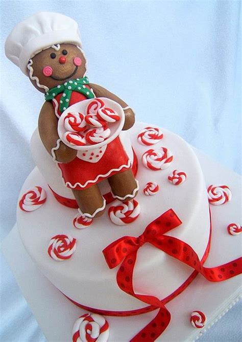 56 Wonderful Ideas For Christmas Cake Decorating