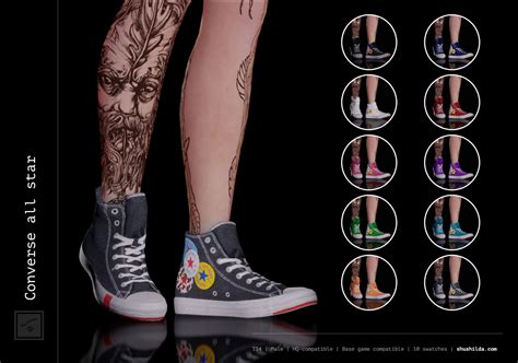 Sims 4 Converse All Star Best Sims Mods