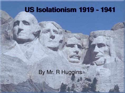 Us Isolationism Powerpoint Teaching Resources