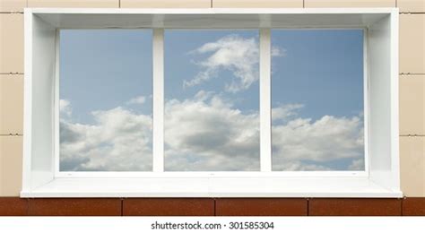 Window House Sky Clouds Glass Stock Photo 301585304 Shutterstock