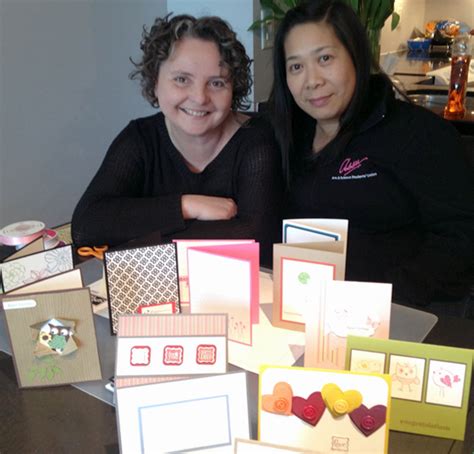 Card Making Off The Clock With Kelly Jay And Jane Seo Working At U Of T