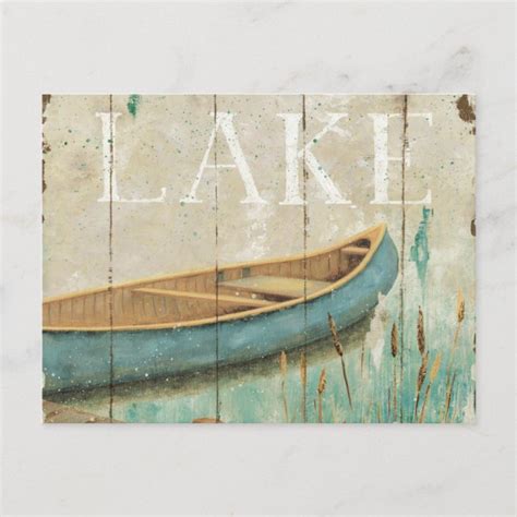 Vintage Lake Postcard Zazzle