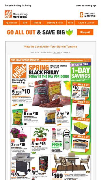 On discount gift card sites like gift card granny, you can. Torrance: It's Spring Black Friday At Your Local Store 🙌 - Home Depot Email Archive