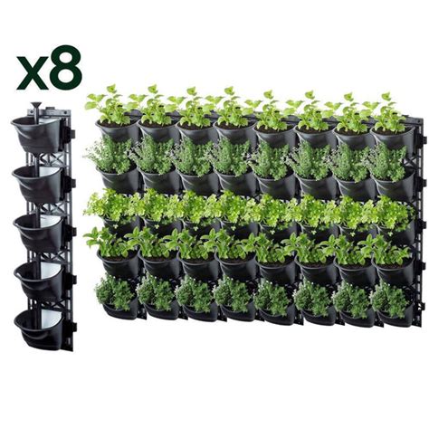 Maze Vertical Garden 40 Pot Wall Planter Kit Vertical Gardens Direct