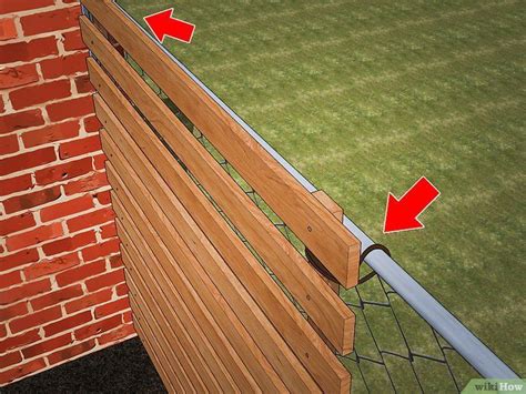 Add Privacy To A Chain Link Fence Chain Link Fence Privacy Chain Fence