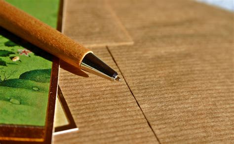 Banco De Imagens Escrevendo Mão Lápis Postar Madeira Caneta