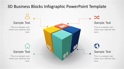 Animated 3d Business Model Canvas Template For Powerpoint Slidemodel Images