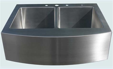 Maybe you would like to learn more about one of these? Custom Stainless Sink With Curved Apron by Handcrafted ...