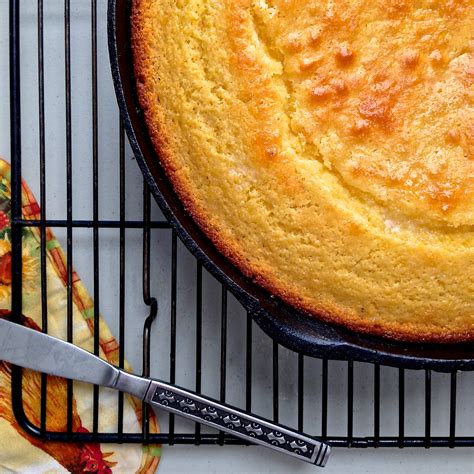 Buttermilk Honey Skillet Cornbread Bakeandtell