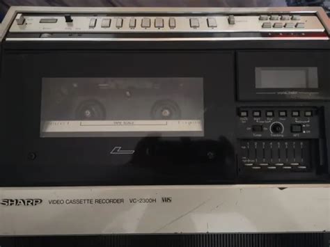 Vintage Sharp Vc H Video Cassette Recorder Player Vhs Vcr Portable