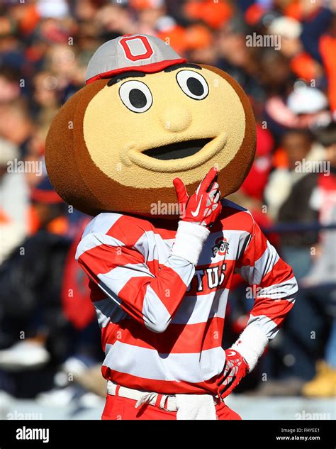 Ohio State Buckeyes Mascot Brutus Is Seen During An Ncaa Football Game