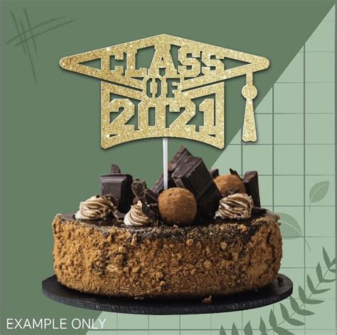 Class Of 2022 Svg Graduation Cake Topper Svg Senior Class Svg Etsy Graduation Cake Toppers