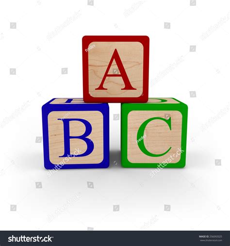 Abc Alphabet Blocks Stock Illustration 256092025 Shutterstock