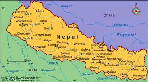 Political Maps Of Nepal