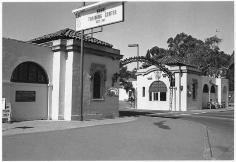 Main Gate To The Naval Training Center San Diego California Nara