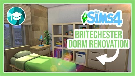 Britechester Dorm Renovation Sims 4 Discover University Speed Build