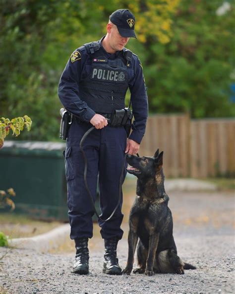 Opp Canine Handlers Form A Close Bond With Their Service Dogs These