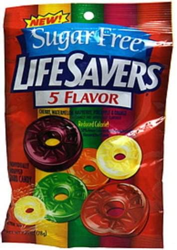 Lifesavers 5 Flavors Sugar Free Hard Candy 275 Oz Nutrition