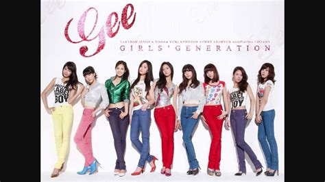 Girls Generation Snsd Gee Instrumental Official Youtube