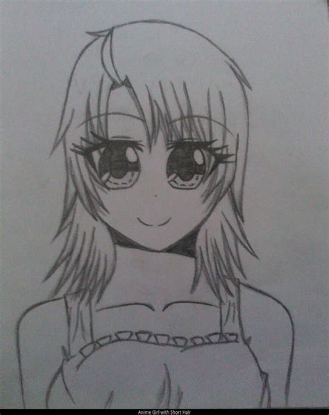 Anime Girl With Short Hair By Megahetalian5212 On Deviantart