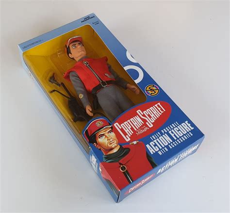 captain scarlet 30cm action figure vivid imaginations 1993 vintage toys and games