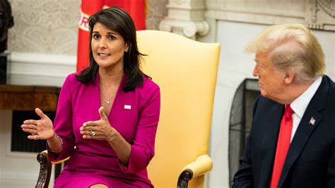 After Keeping A Careful Distance From Trump Nikki Haley Is All In