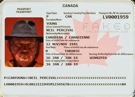 Diskutiere einreise kanada / reisepass im kanada: Reisepass verlängert: Neil Young bleibt weiterhin Kanadier