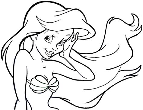 Step by step overview 5. How to Draw Ariel from The Little Mermaid Step by Step ...