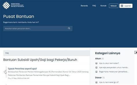 Terbongkar Kemnaker Go Id Paparkan Hasil Penyaluran Blt Bpjs