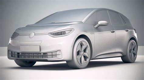 Volkswagen Id3 First Edition 2020 3d Model By Squir
