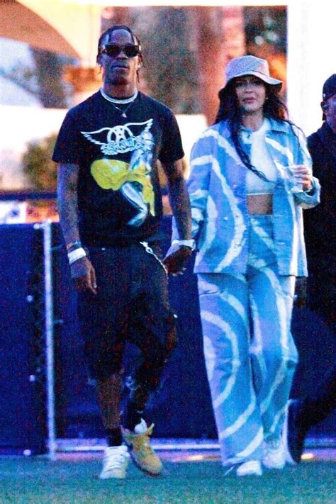 Kylie Jenner Went To Coachella In A Jean On Jean Outfit And A Bucket Hat