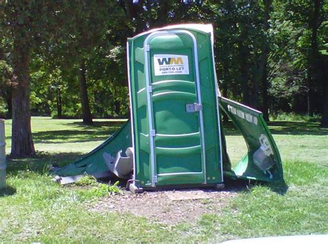 Strange Days Indeed News Woman In Porta Potty Explosion Had To Get