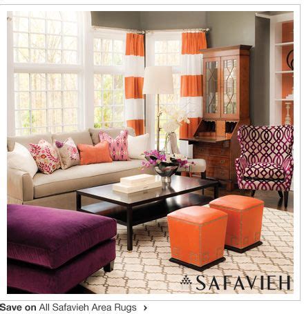 Teal purple and orange living room. Pin on Home Ideas