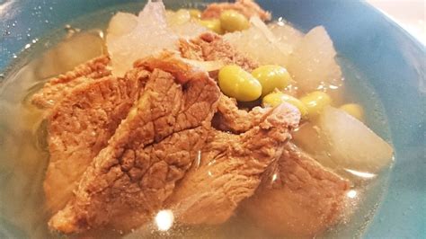 牛肉と枝豆の冬瓜スープ by ちっちぱっど 【クックパッド】 簡単おいしいみんなのレシピが351万品
