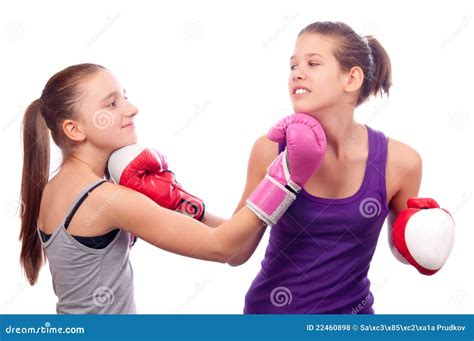 Two Girls Fighting Women Quarrel Royalty Free Stock Photography