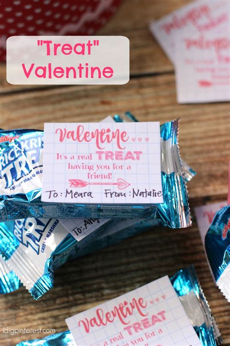 Here are some of our favorite valentine's day quotes. "Treat" Valentine Idea with Free Printable Tags - I Dig ...