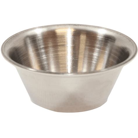 Tablecraft Flared Sauce Cup Stainless Steel