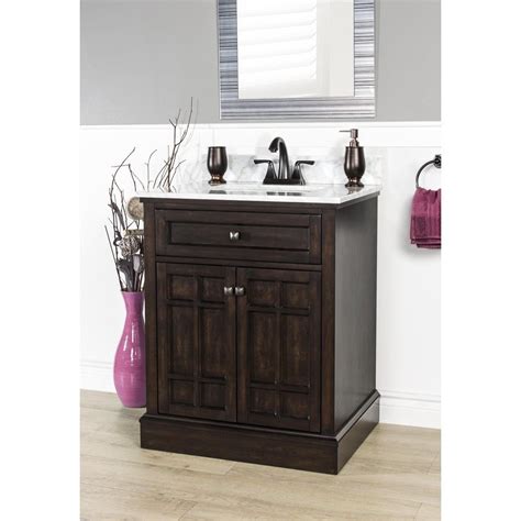 Contemporary bathroom vanity and unique brown log wood with. Bathroom: Simple Bathroom Vanity Lowes Design To Fit Every ...