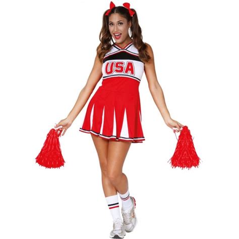 Costume Cheerleader Economico Donna Acquistare Online