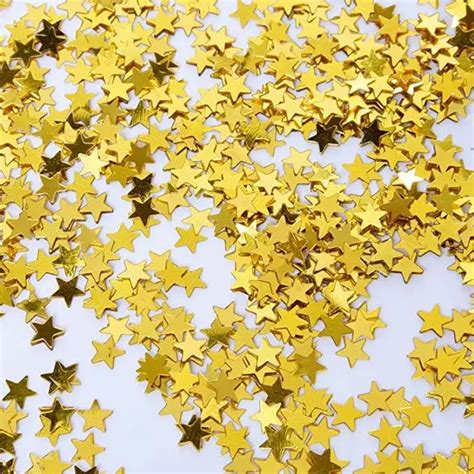 Gold Star Glitter Metallic Foil Stars Sequin Table Confetti For Party