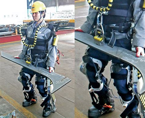Amazing Daewoo Exoskeleton Turns Shipyard Workers Superhuman Strength