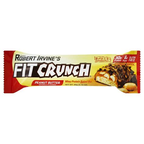Fit Crunch Peanut Buttersize 31zpack Of 12 Chef Robert Irvines Fit