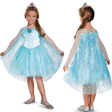 Girls Frozen Elsa Prestige Tutu Costume Vestido De Frozen Vestidos