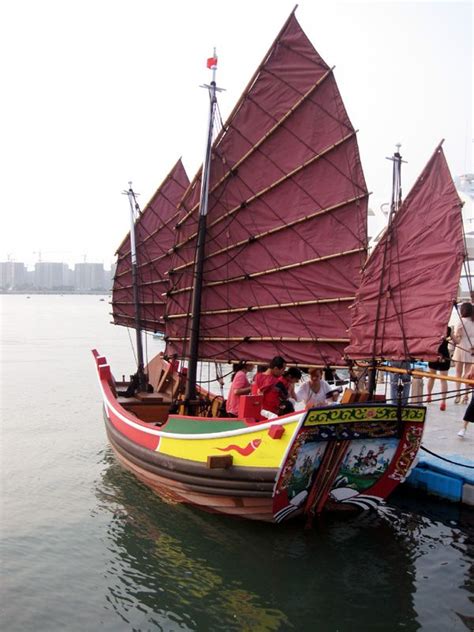 Chinese Junk Boats At This Years Show And A Replica Of An
