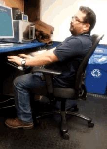 Funny Gif Bored At Work Background Fantasy