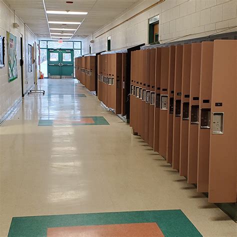 The Middle School Hallway Waits For Students Return The Beacon