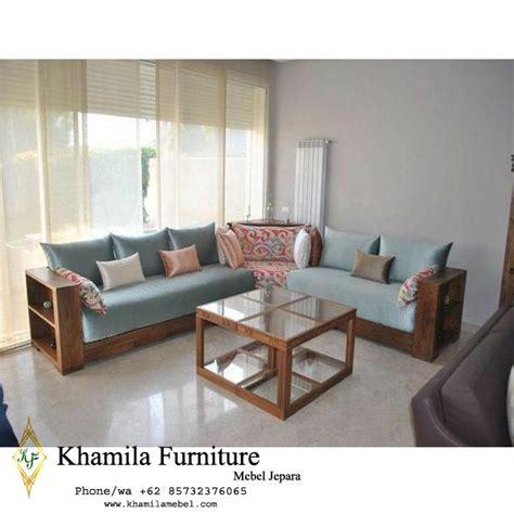 Kursi merupakan salah satu furnitur yang cukup penting. Kursi Tamu Minimalis Kayu Jati Solid - Khamila Mebel ...