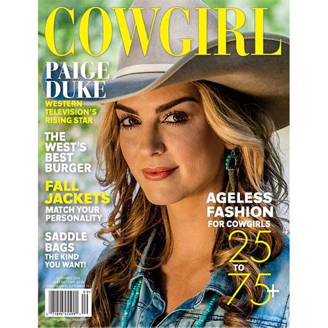 Cowgirl Magazine September 2016 Shop Cowgirl