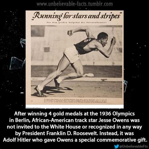 Unbelievable Facts Photo Unbelievable Facts Jesse Owens Facts