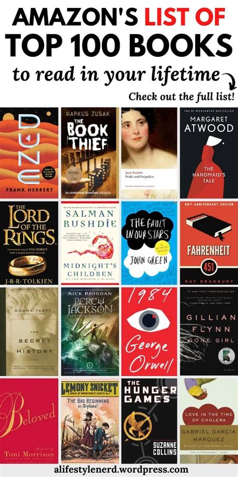Top 100 Books To Read In Your Lifetime According To Amazon Video